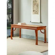 Su Su Suming Estilo Móveis de Mogno Myanmar Rosewood Banqueta de Cabeceira Quarto Banqueta de Cabeceira Estilo Chinês Tr