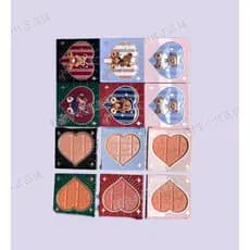 Flor sabe ursinho de pelúcia paleta de sombras de nove cores ursinho de pelúcia blush avelã Chocolate blush batom pó pre
