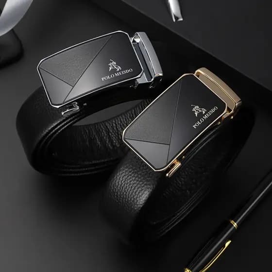 Paul Messide estilo britânico cinto masculino jovens High-End All-Match presente de feriado terno calças cinto na moda