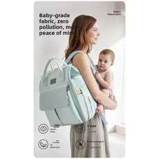 Bolsa multifuncional para mamãe, bolsa para mãe e bebê, mochila para bebê, elegante e leve, bolsa para mamãe sair com o