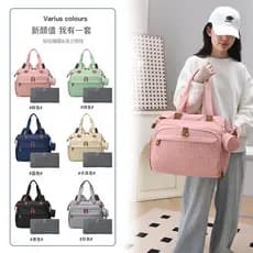 Nova bolsa de maternidade, leve e prática para mãe e bebê em movimento, bolsa de maternidade de grande capacidade.