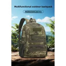 Mochila de novo estilo, simples e de grande capacidade, mochila escolar tática camuflada, mochila multifuncional de gran