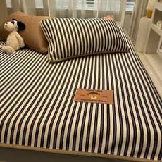 Retro urso verão novo estilo classe A PE sensação legal lençol estilo totalmente cercado simples lavável legal tapete co