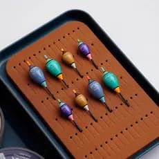 PWS pelicano pesca flutuador de alta sensibilidade Retro pequeno objeto vara de pesca dedicado flutuador comer chumbo 0.