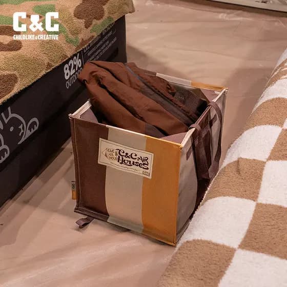 CC Pequeno Triângulo Caixa de Armazenamento Ao Ar Livre Equipamento de Acampamento Caixa de Armazenamento Grande Capacid