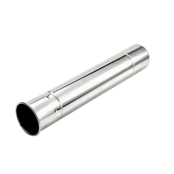 Fogão ao ar livre tubo de aço inoxidável preto fogão de madeira maciça adequado para tubo de chaminé tubo de fogão a len
