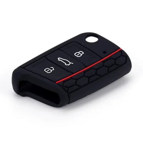 Adequado para Skoda código Acer Yeti Silicone chave capa Colok Komik Speedy novo caso chave claro