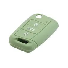 Adequado para Volkswagen Lingdu Lanyi Silicone chave capa Bora GOLF7 caso chave Golf GTI TAYUNTOLF7 tam L