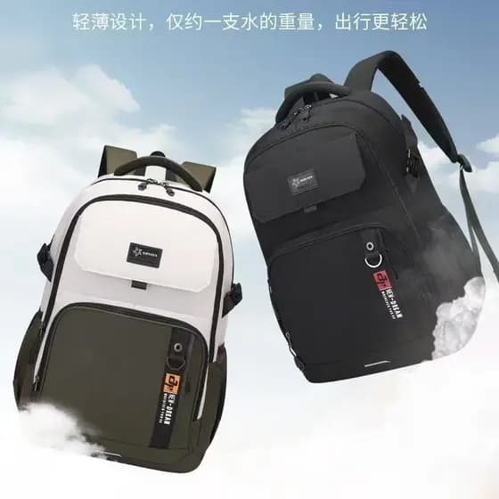 Sunshine 8 pontos novo estilo mochila júnior estudante do ensino médio mochila grande capacidade esportes ao ar livre la