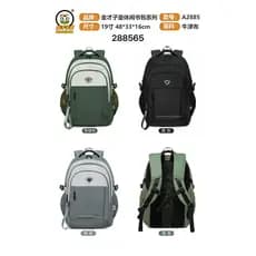 Jincaizihuang 2025 novo estilo mochila masculina estudantes do ensino médio grande capacidade de alta aparência Ri