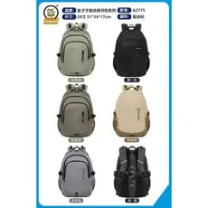 Jincaizihuang 2025 novo estilo mochila masculina estudantes do ensino médio grande capacidade de alta aparência Ri
