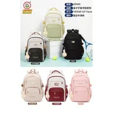 Jincaizihuang 2024 novo estilo mochila feminina estudantes do ensino médio grande capacidade de alta aparência