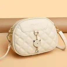 Bolsa pequena de couro genuíno bolsa feminina 2026 novo estilo moda versão coreana All-Match bolsa mensageiro de um ombr
