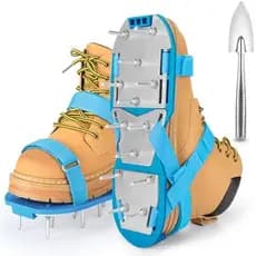 Sapatos Aeradores De Gramado Para Grama-Pré-Montados-Ferramenta Aeradora De Quintal De Solo Aeração De Jardim De Pátio ,