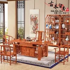 Africano jacarandá ouriço vermelho sândalo bem-vindo mesa de chá Kung Fu mesa de chá chinês mogno mesa de chá de madeira