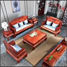 Móveis de mogno ouriço vermelho sândalo sofá chinês jacarandá novo chinês Ming Qing clássico madeira maciça sala estar s