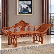 Móveis de mogno ouriço vermelho sândalo concubina cama estilo chinês madeira maciça beleza Tata africano jacarandá único