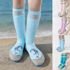 2026 novo estilo infantil sapatos de praia de tubo longo antiderrapante sola macia verão ao ar livre à beira-mar à prova