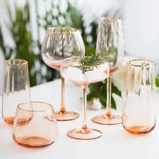Phnom Penh vidro laranja grande barriga taça de vinho champanhe Cocktail vidro luz luxo doméstico suco leite água vidro