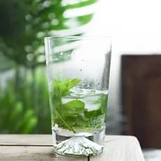 Copo de vidro resistente ao calor neve montanha criativo uísque Mojito doméstico suco fresco escritório xícara de chá