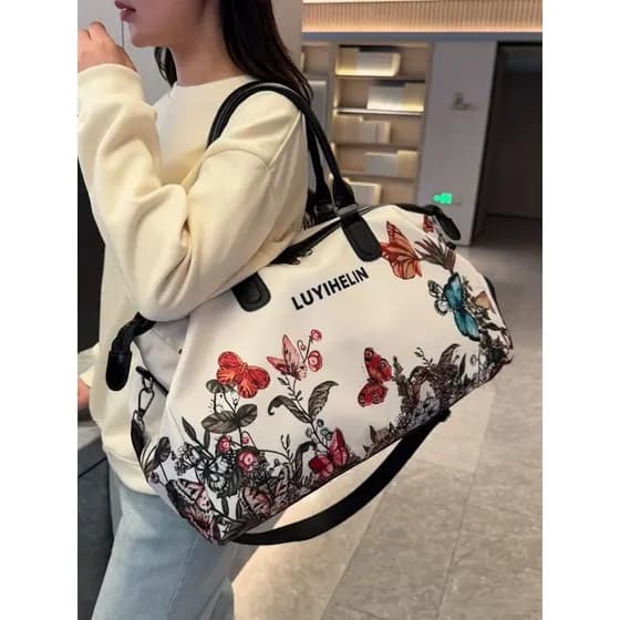Bolsa de viagem francesa GBP, separação seca e molhada, academia, grande capacidade, à prova d'água, bolsa de espera, po