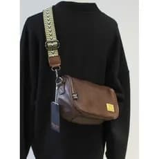 França [Designer] GBP Bolsa de Ombro Japonesa Fita Bolsa Masculina Retro Pequena Bolsa de Ombro Casual Bolsa Mensageiro