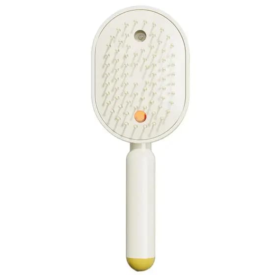 Escova de Cabelo a Vapor-Iônica com Spray de Hidratação, Cuidado Profundo+, Tamanho de Viagem para Uso Diário, Ferrament