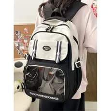 Transparente transparente saco de dor feminino japonês júnior escola secundária senhoras estudantes do ensino médio clas