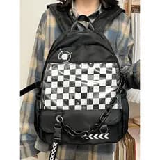 Japonês ins bonito dos desenhos animados saco de dor bidimensional macio menina Campus estilo mochila estudante saco de