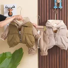 Crianças roupas infantis meninos roupas de inverno ternos meninos roupas de bebê meninos 6 bebês 1 ano metade 5 outono 2