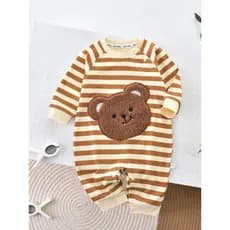 Macacão de algodão para bebês, 5, primavera, outono, 6 meninos, 7, feminino, 8, meninos, 3 meses, 4, um ano, metade de 0