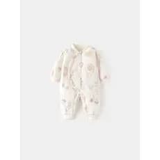 Bebê acolchoado macacão outono inverno novo estilo roupas de bebê mais algodão engrossado 120g outono inverno roupas mac