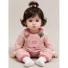 Roupas de bebê roupas de bebê macacão de inverno terno bebê menina roupas de inverno rosa estilo ocidental forro de lã l