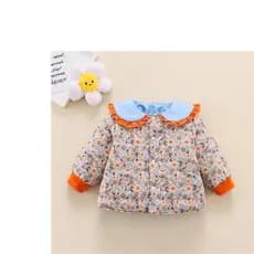 Roupas de bebê novo estilo outono inverno algodão fino mais algodão topos das mulheres dos homens jaquetas de algodão do