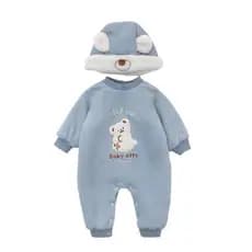 Bebê cem dias Super fofo macacão quente roupas de passeio