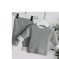 Forro de lã engrossado bebê quente terno roupas de inverno masculino feminino bebê recém-nascido crianças outono inverno