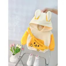 Meninos forro de lã moletom 2026 novo estilo primavera outono lã fina roupas infantis inverno bebê roupas infantis roupa
