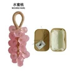 Caixa de Presente de Sabonetes AMZ Peach & Grape Gem |   Limpeza Profunda e Hidratação |   Sabonete Artesanal de Óleos E