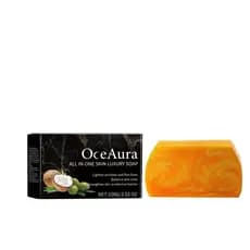 Sabonete de limpeza e cuidado, sabonete refrescante para banho corporal completo, oceaura hidrata a pele, cuidado com a