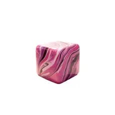 Bonito brinquedo rosa para entretenimento e lazer, cubo antiestresse diário, não se deforma facilmente, divertido e maci