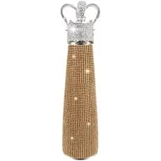 Garrafa Strass Rainha Vintage Feminino Prata Térmica Whatsapp Capa Cristal Senhora Senhoras Copo De Água Detetive Grande