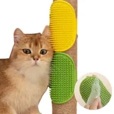 4 Pacotes Mais Macios Auto Groomer Parede Canto Massagem Pente Scratcher Aliciamento Escova Ferramenta De Limpeza Interi