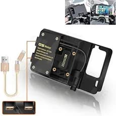 Motocicleta Dupla BMW ADV R1250GS , Suporte GPS Para Carregamento De Telefone Portas F700 Honda R1200GS Com Montagem USB