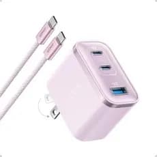 Carregador Anker Nano , Bloco De USB C De 3 Portas Com Saída Ultrarrápida De 70 W , Carregamento Rápido , Compacto E Ele