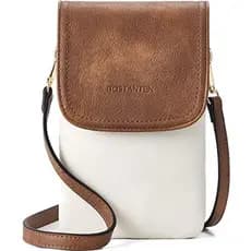 BOSTANTEN Bolsas Crossbody De Couro Vegano Para Mulheres , Bolsa De Designer Celular , Carteira , Alça Ajustável
