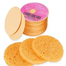 Esponjas Faciais Comprimidas GAINWELL 100PCS , Limpeza , Para Uso Pessoal De Esteticista Em Spa , Rosa