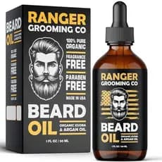 Ranger Grooming Óleo Orgânico Não Perfumado Masculino JojobaArgan Eua FL g Oz