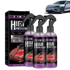 Dragon Honor 3 em 1 Spray de Revestimento Automotivo de Alta Proteção, 3 Peças de Spray Nano para Reparação de Arranhões