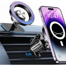 Kaistyle para Suporte de Carro Magsafe [20 Ímãs Fortes] Suporte Magnético para Telefone no Carro, Suporte de Telefone Mo