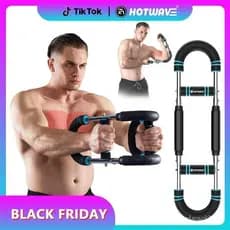 HOTWAVE Treinador de Braços, Equipamento Ajustável para Exercícios de Peito, Treinador de Braços para Homens, Treinador